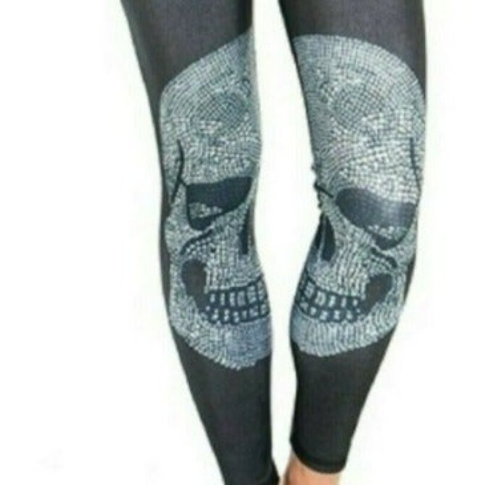 Terez "Crystal Skull" Second Skin Leggings XS